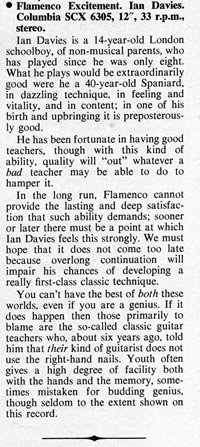 Ian Davies record review BMG February 1969