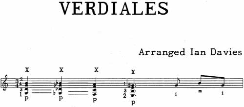 Verdiales Title by Ian Davies