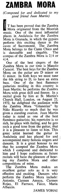 James Yohai Zambra Mora BMG October 1972