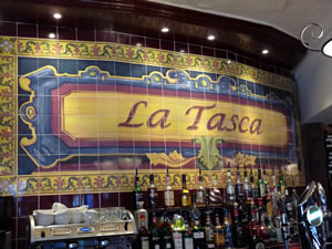 Bar at La Tasca